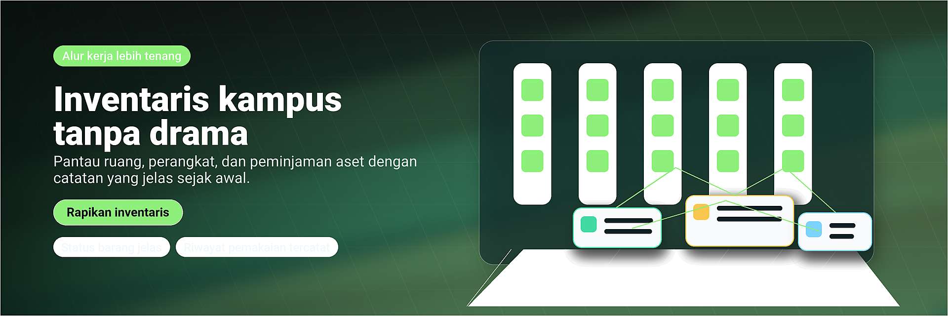 Inventaris Kampus yang Lebih Tertata